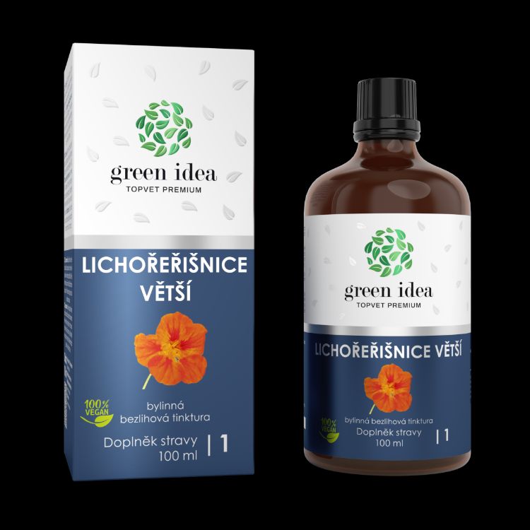 Obrázok z Kapucínka - bezliehová tinktúra 100 ml - Green idea