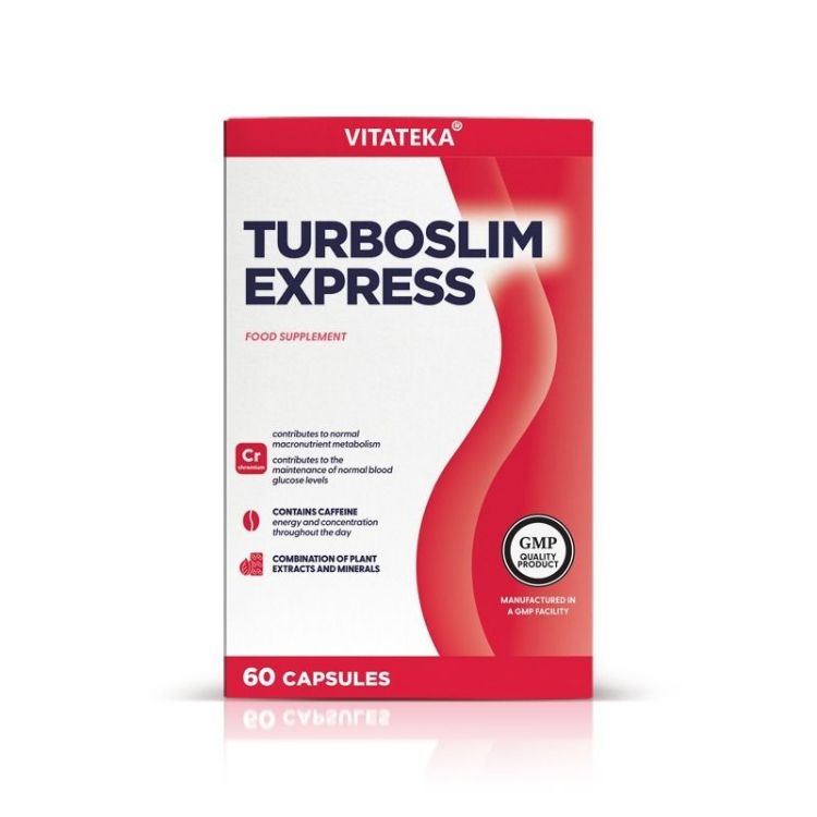 Obrázok z TURBOSLIM Express – komplex pre štíhlu líniu a energiu – 60 kapsúl – Vitateka