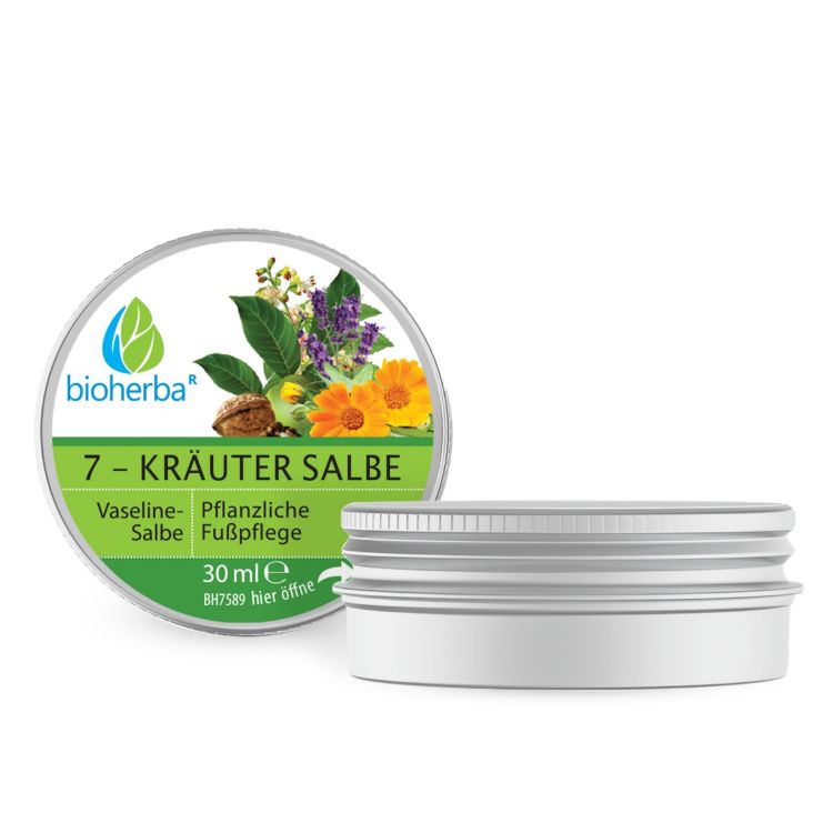 Obrázok z 7-bylinná masť na nohy s pagaštanom a orechom - 30 ml - Bioherba