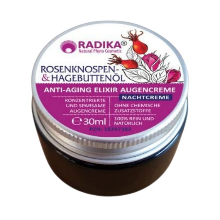 Obrázok z Anti-aging očný krém s ružovými púčikmi a šípkovým olejom - 30 ml - Bioherba
