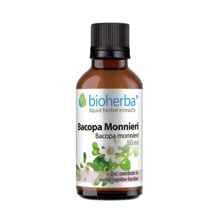 Obrázok z Bacopa monnieri - tinktúra kvapky - 50 ml - Bioherba