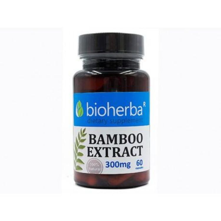 Obrázok z Bambusový extrakt 300 mg – 100 kapsúl – Bioherba