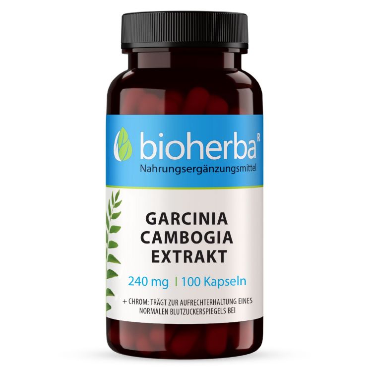 Obrázok z Garcinia Cambogia extrakt 240 mg – 100 kapsúl – Bioherba
