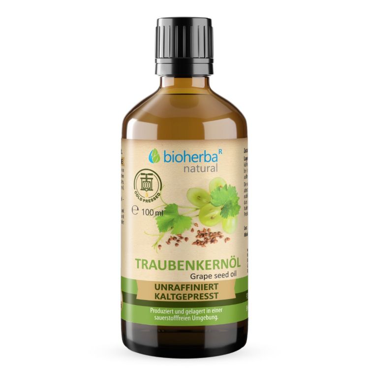 Obrázok z Hroznový olej lisovaný za studena - 100 ml - Bioherba