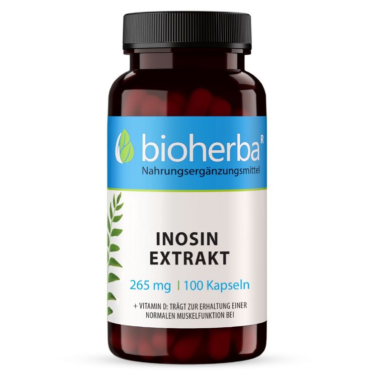 Obrázok z Inozín extrakt 265 mg – 100 kapsúl – Bioherba