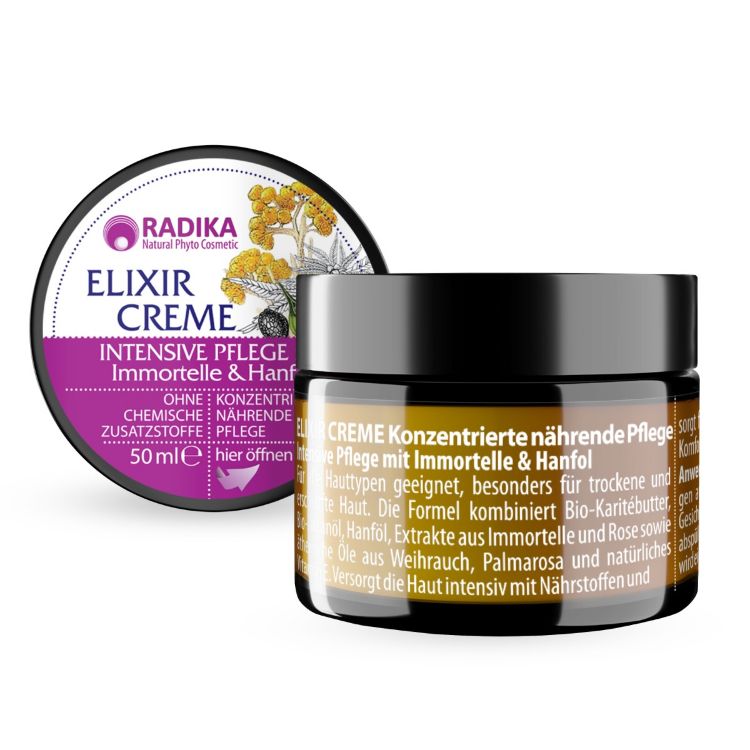 Obrázok z Intenzívny regeneračný krém s olejom z immortelle a konopným olejom - 50 ml - Bioherba