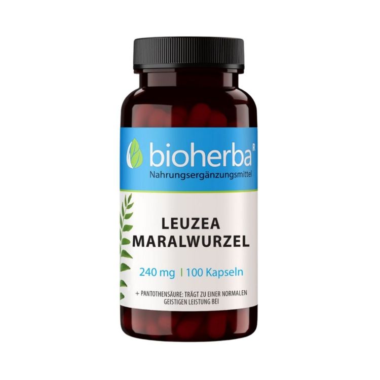 Obrázok z Leuzea (maralí koreň) 240 mg – 100 kapsúl – Bioherba