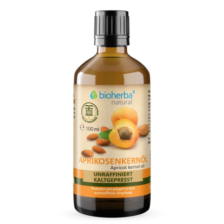 Obrázok z Marhuľový olej z jadier lisovaný za studena - 100 ml - Bioherba
