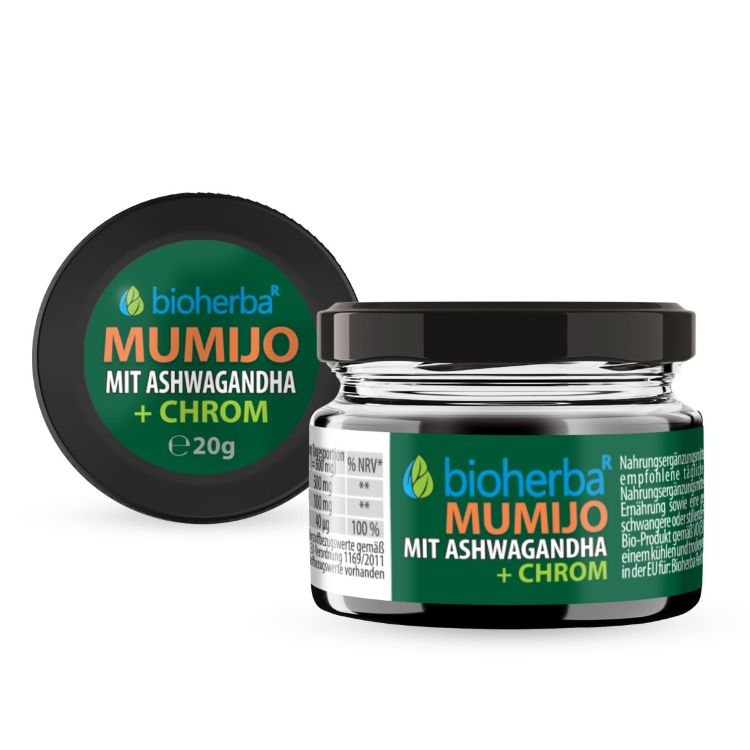 Obrázok z Mumio extrakt Shilajit s Ashwagandhou - 20 g - Bioherba