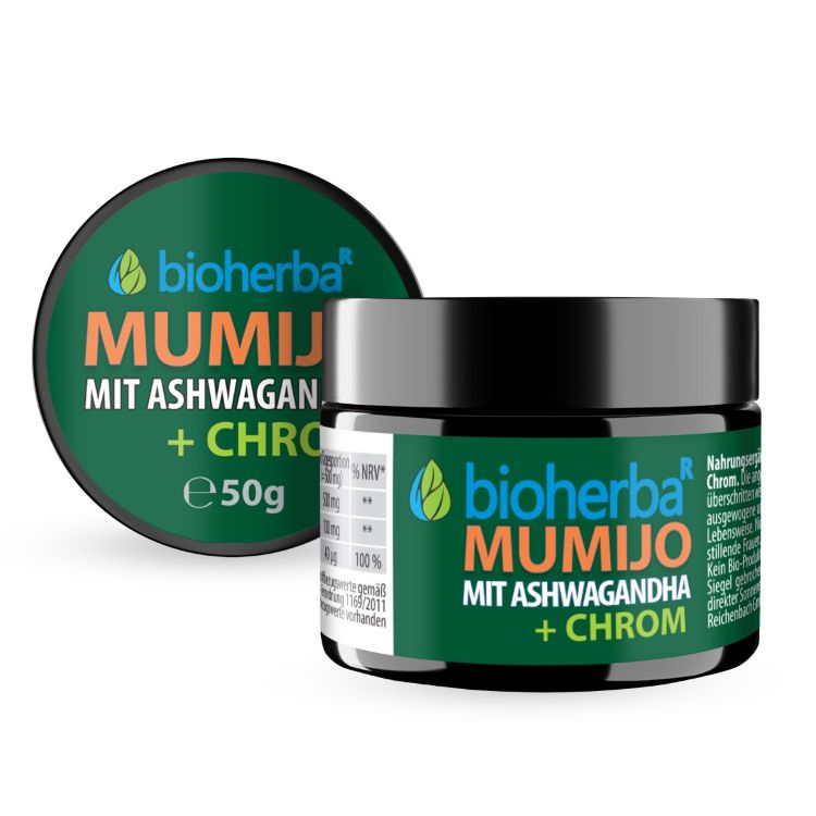 Obrázok z Mumio extrakt Shilajit s Ashwagandhou - 50 g - Bioherba