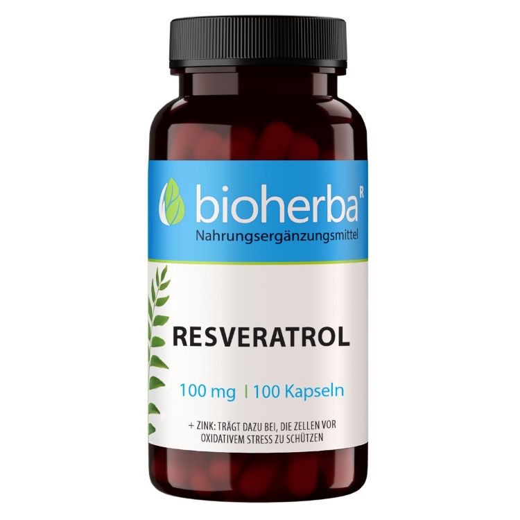 Obrázok z Resveratrol 100 mg - 100 kapsúl - Bioherba