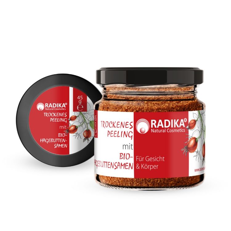 Obrázok z Suchý peeling s BIO šípkovými semienkami - 45 g - Bioherba