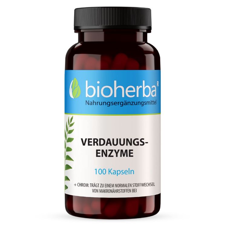 Obrázok z Tráviace enzýmy – 100 kapsúl – Bioherba