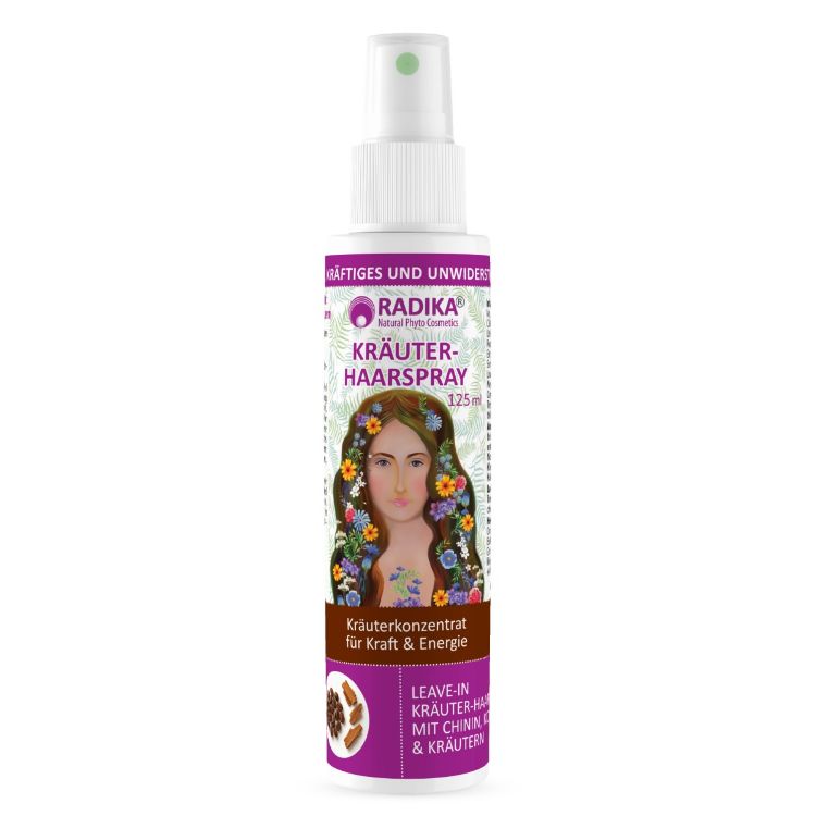 Obrázok z Vlasový sprej s chinínom, kofeínom a bylinkami - 125 ml - Bioherba