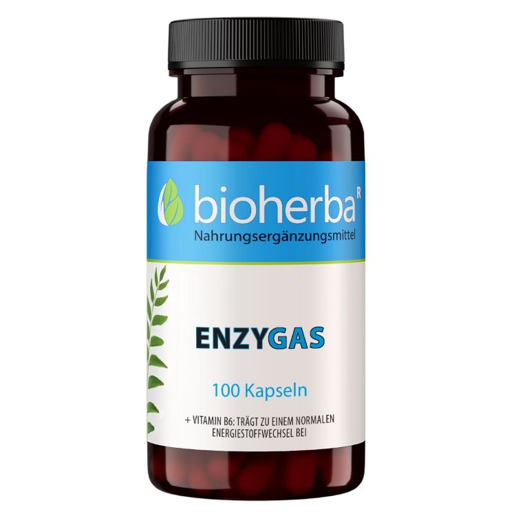 Obrázok z Anti-Gas – enzýmy proti nadúvaniu – 100 kapsúl – Bioherba