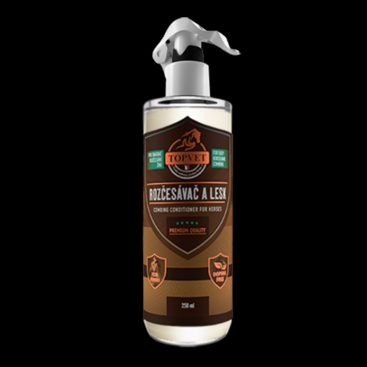 Obrázok z Rozčesávač a lesk pre kone 250 ml - Green idea