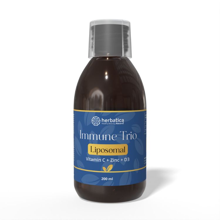 Obrázok z Lipozomálne Trio Imunita (Vitamín C + Zinok + D3) - 200 ml - Herbatica