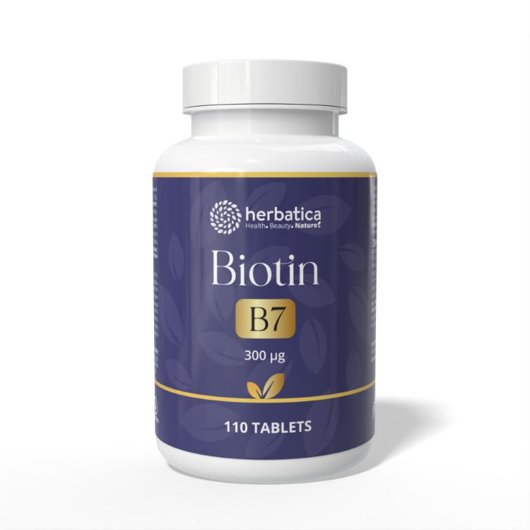 Obrázok z Biotín 300μg - 110 tabliet - Herbatica