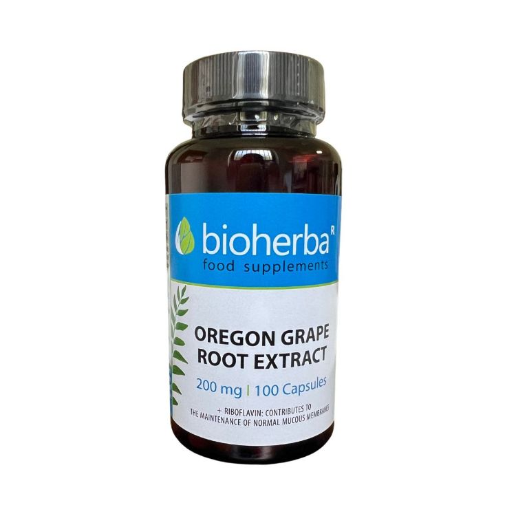 Obrázok z Mahónia cezmínolistá - 100 kapsúl - Bioherba