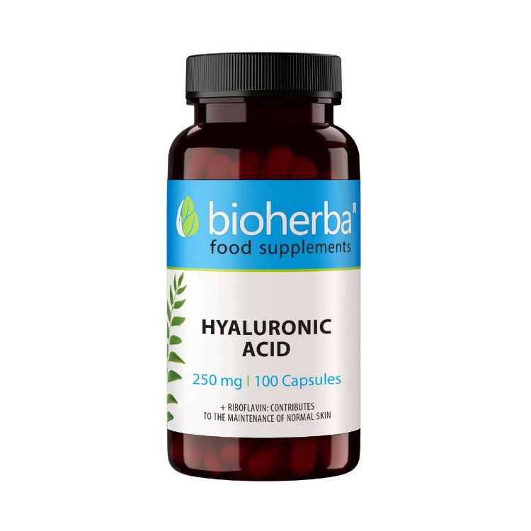 Obrázok z Kyselina hyalurónová 250 mg – 100 kapsúl – Bioherba