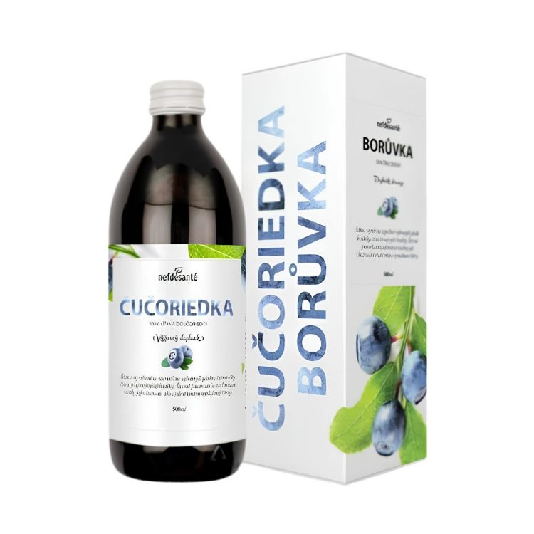 Obrázok z Čučoriedka šťava - 500 ml - Nefdesanté