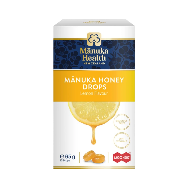 Obrázok z Manuka Health Cukríky s Manuka medom MGO™ 400+ citrón Hmotnosť: 65 g