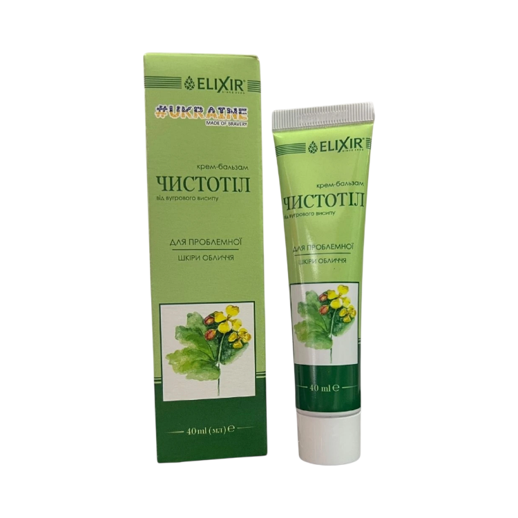 Obrázok z Krémový balzam "Lastovičník extrakt" čistotel - Elixir - 40 ml