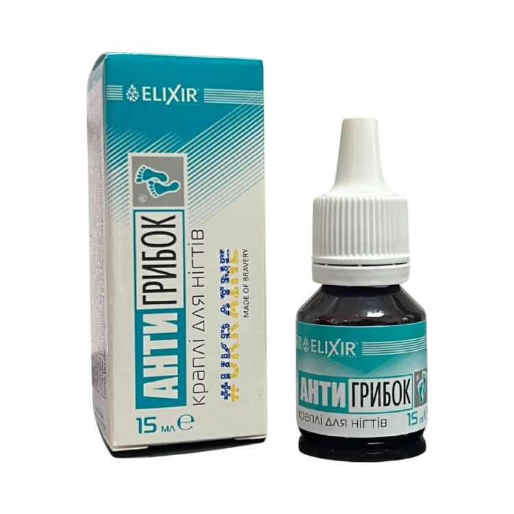 Obrázok z Tonikum/ kvapky na nechty "antigribok" - Elixir - 15 ml
