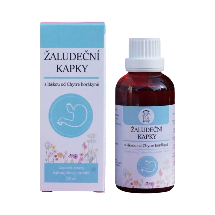 Obrázok z Bylinářství U Chytré horákyně Žalúdočné kvapky - Bylinkářství U Chytré horákyně - 50 ml