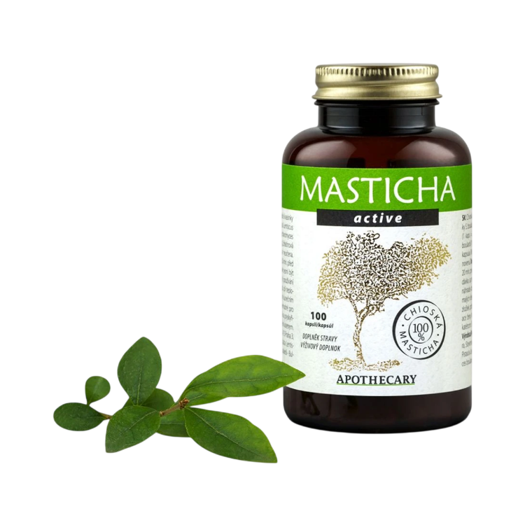 Obrázok z Masticha Terapia Masticha Active kapsule na trávenie - 100 tabliet Balenie: 100 tabliet
