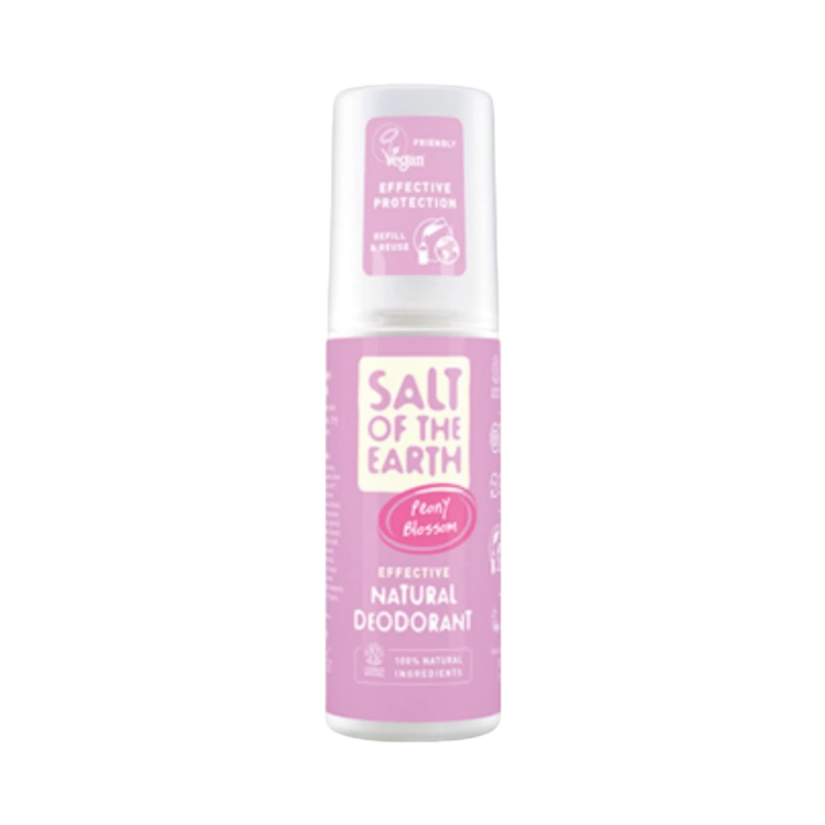 Obrázok z Prírodný kryštálový deodorant v spreji - kvet pivónie - Salt of the Earth - 100 ml