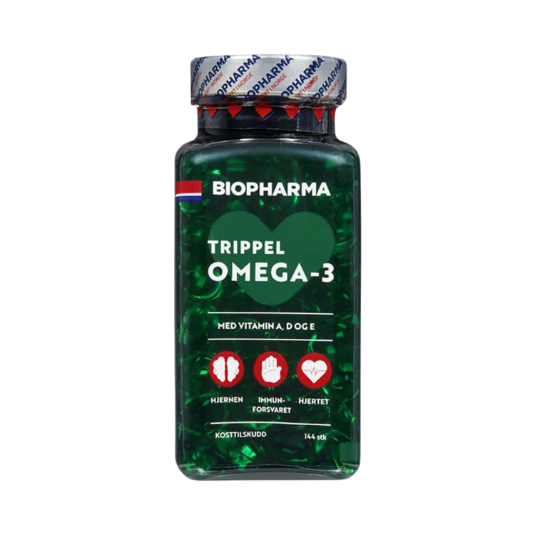 Obrázok z Trippel Omega 3 - Biopharma - 144 kapsúl