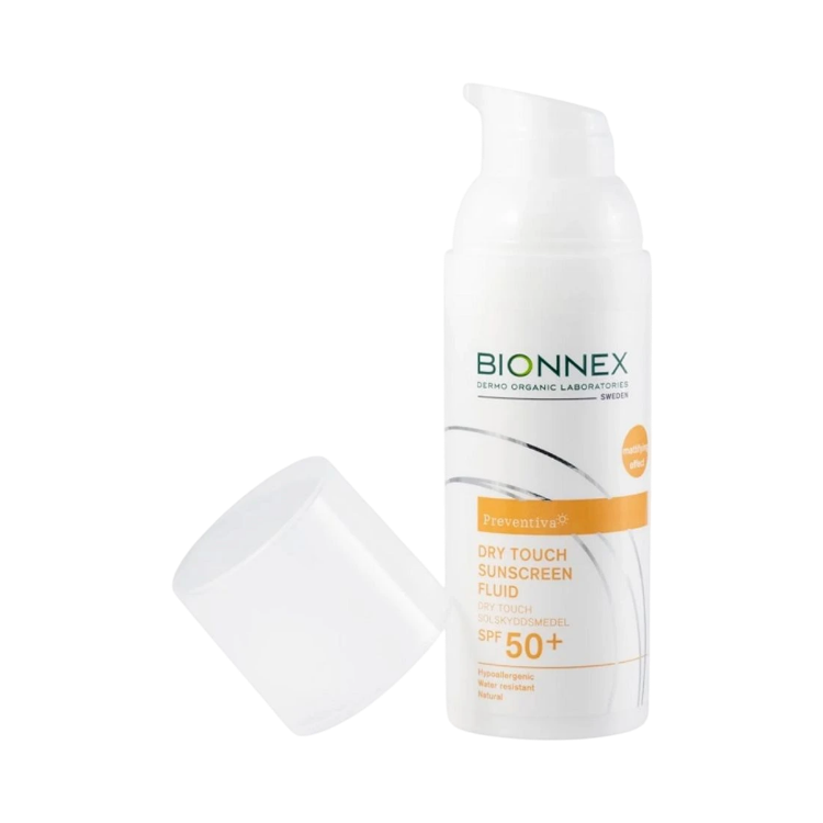 Obrázok z Ochranný krém na opaľovanie "Suchý dotyk" SPF 50+, 50 ml - Bionnex