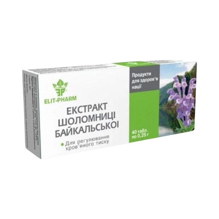 Obrázok z Šišiak bajkalský extrakt - 80 tabliet - Elit Pharm