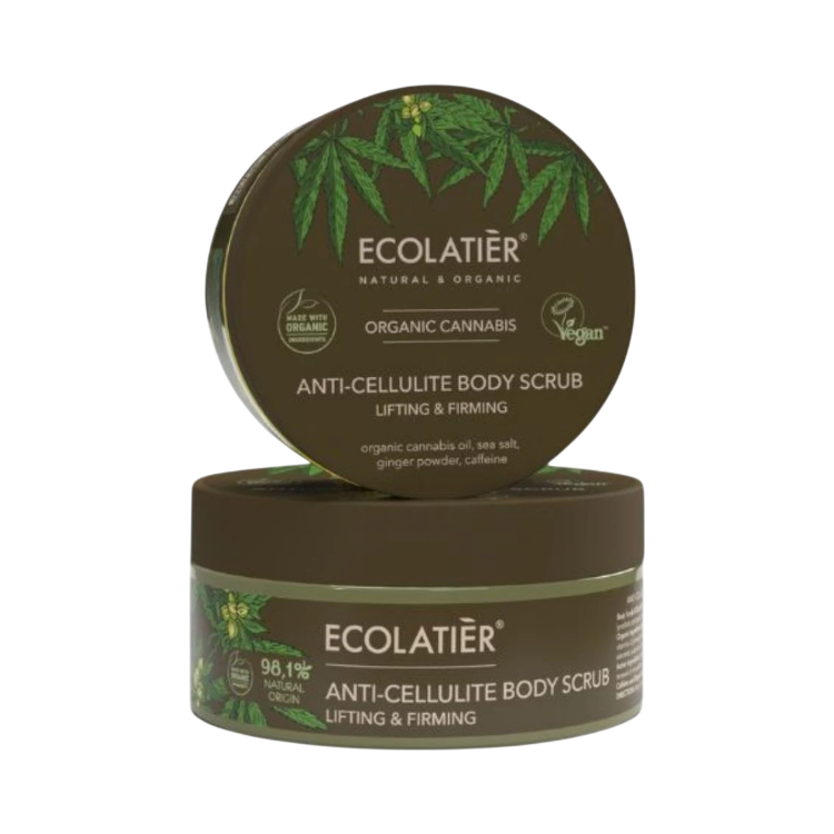 Obrázok z Anticelulitídny telový peeling Lifting & Firming Organic Cannabis - 300 g - Ecolatier