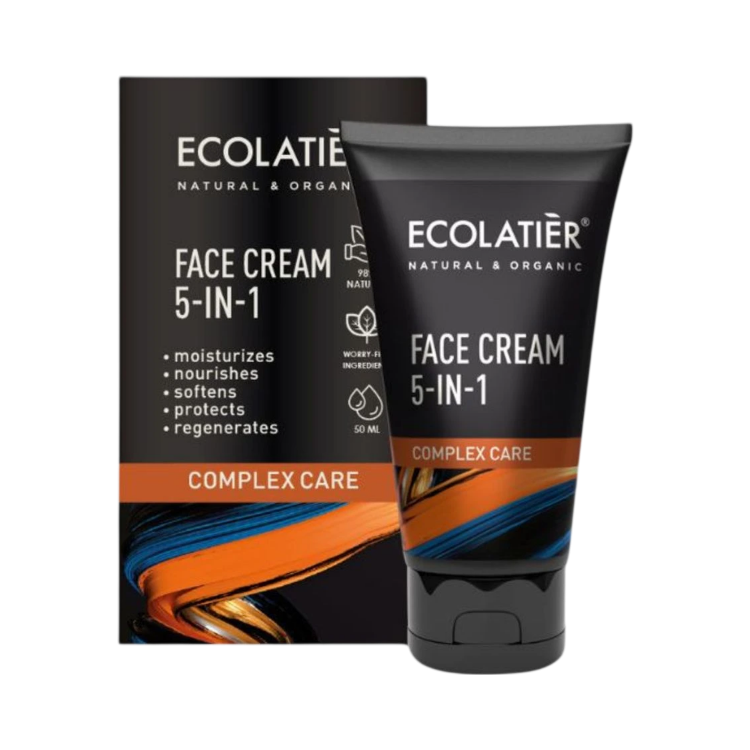 Obrázok z Krém na tvár 5 v 1 komplexná starostlivosť - 50 ml - Ecolatier