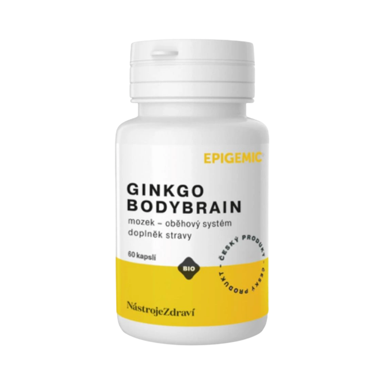 Obrázok z Ginkgo BodyBrain - 60 kapsúl - Epigemic®