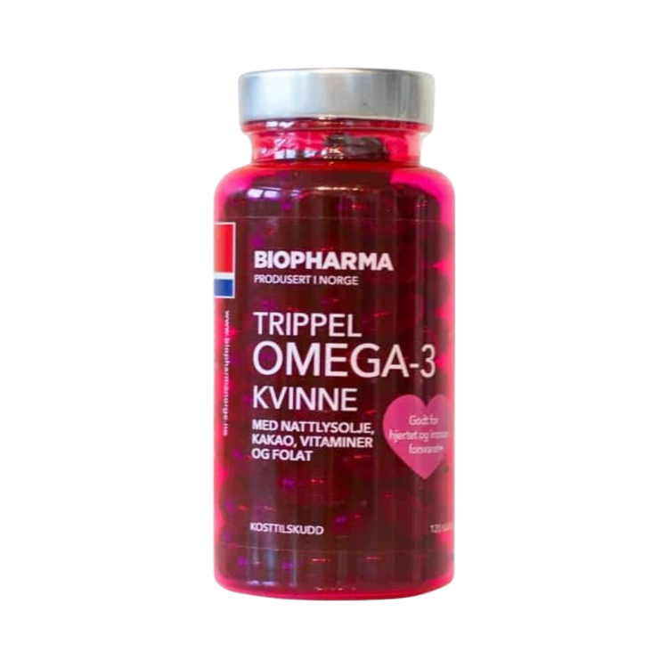 Obrázok z Trippel OMEGA 3 Kvinne Kakao - Biopharma - 120 kapsúl