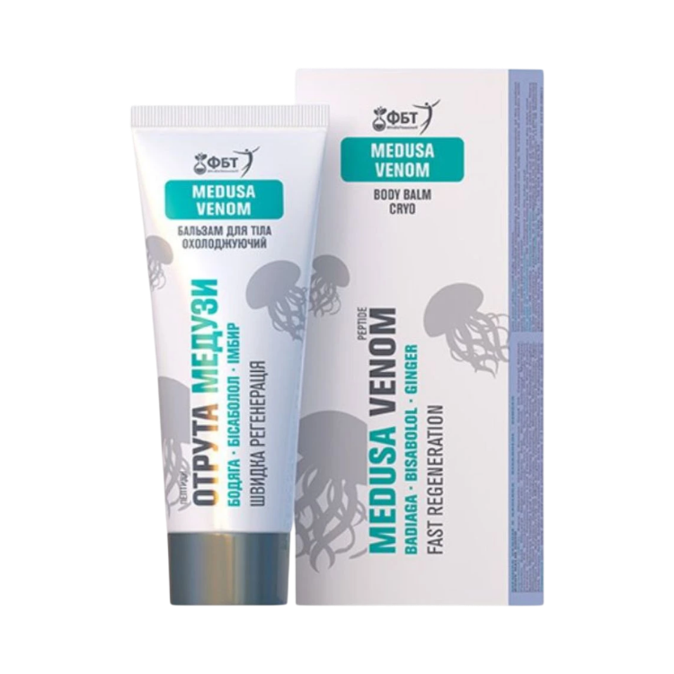 Obrázok z Chladivý telový krém-balzam na kŕčové žily s jedom medúzy 75ml - FBT
