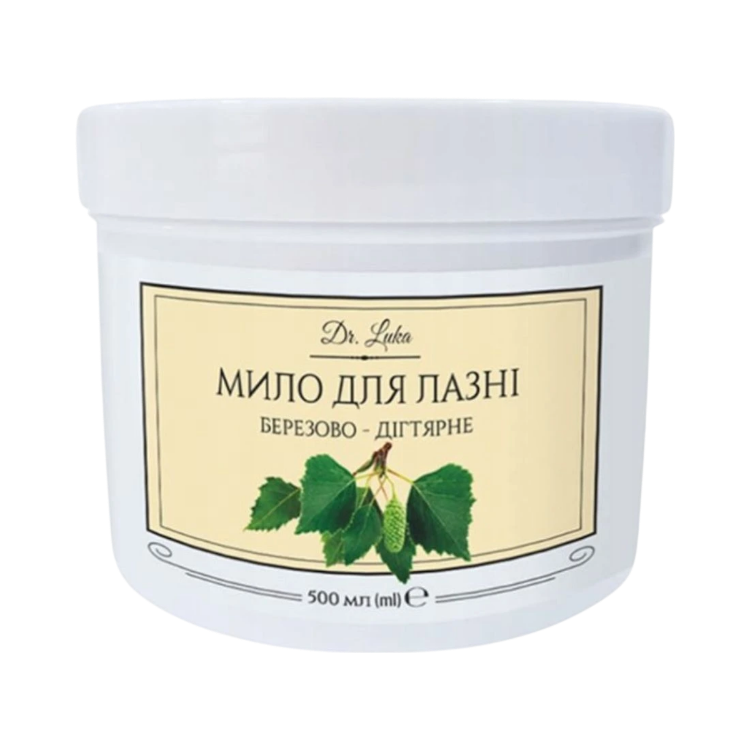 Obrázok z Farmakom Krémové mydlo z brezového dechtu na telo a vlasy - 500 ml - Dr.Luka