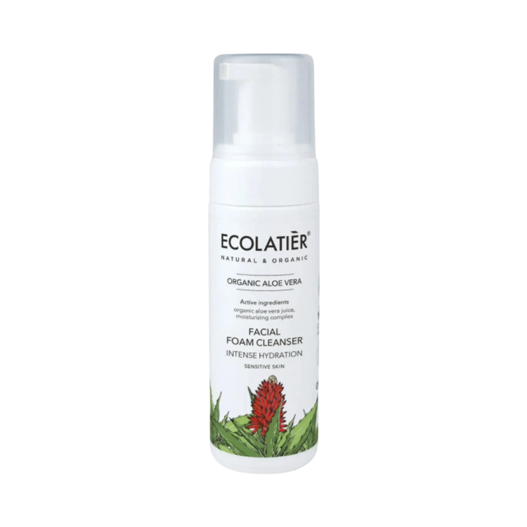Obrázok z Čistiaca pena na tvár intenzívne hydratačná Organic Aloe Vera - 150 ml - Ecolatier