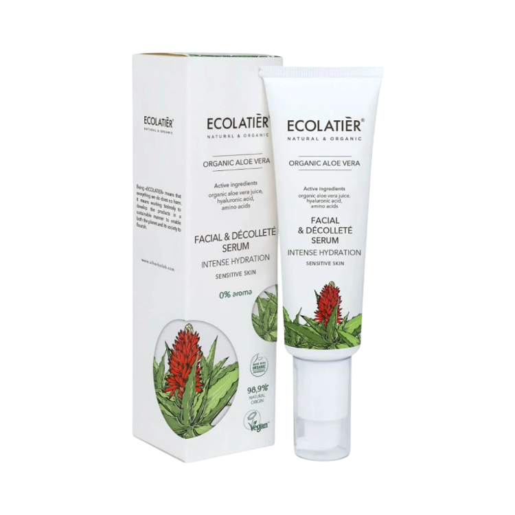 Obrázok z Sérum na tvár a dekolt s intenzívnou hydratáciou Organic Aloe Vera - 50 ml - Ecolatier