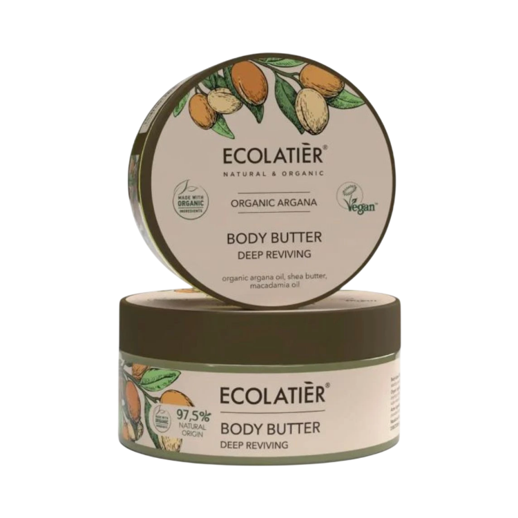 Obrázok z Telové maslo hĺbkovo vyživujúce Organic Argana - 200 ml - Ecolatier
