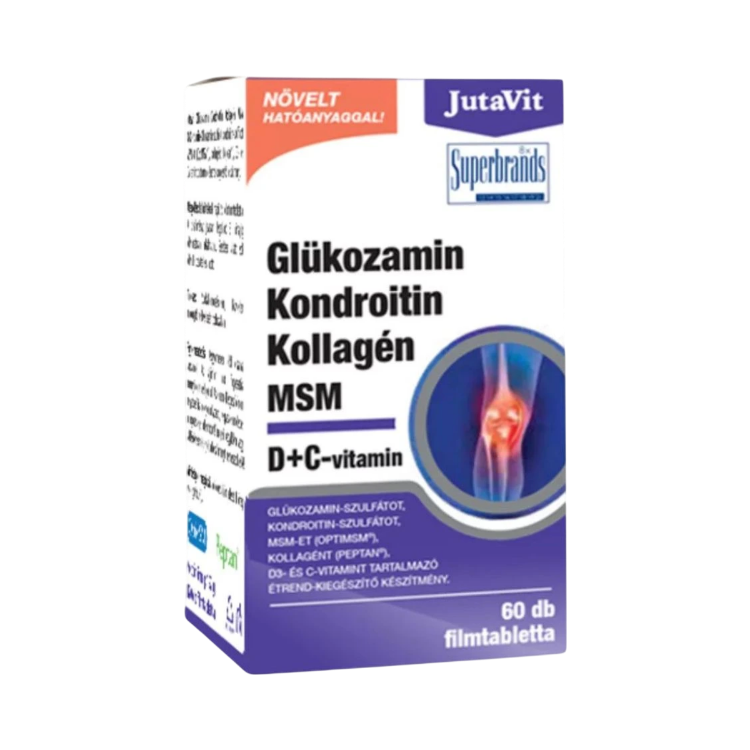 Obrázok z Glukozamín, chondroitín, kolagén a MSM - doplnok stravy - 60 tabliet - JutaVit