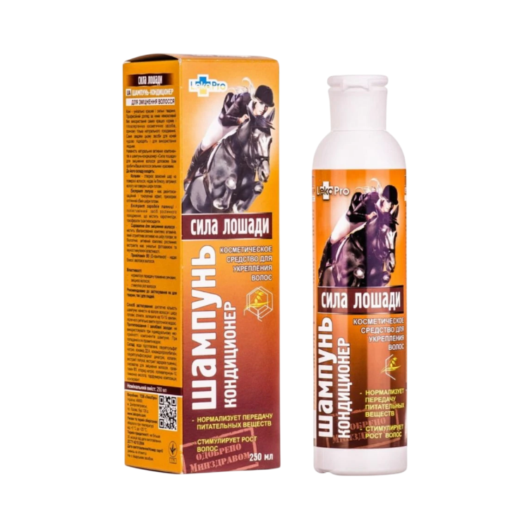 Obrázok z KONSKÁ SILA šampón-kondicionér na posilnenie vlasov - 250 ml - LekoPro