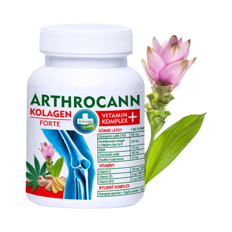 Obrázok z ARTHROCANN KOLAGÉN FORTE vitamínový komplex + kĺbová výživa - 60 tabliet - Annabis