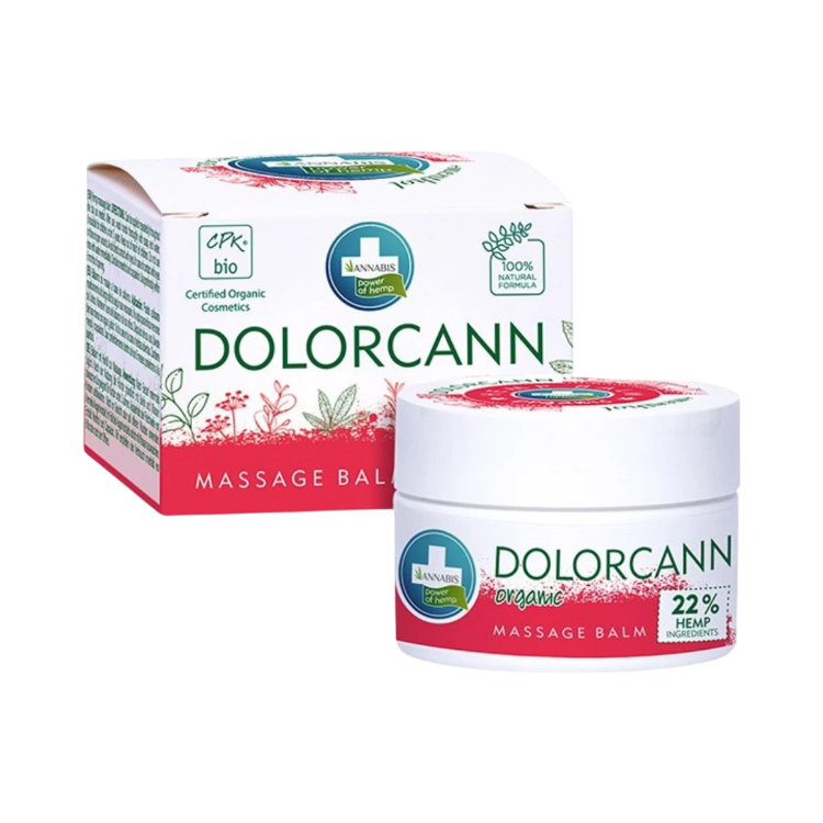 Obrázok z DOLORCANN BIO konopná masážna masť s mentolom - 50 ml - Annabis