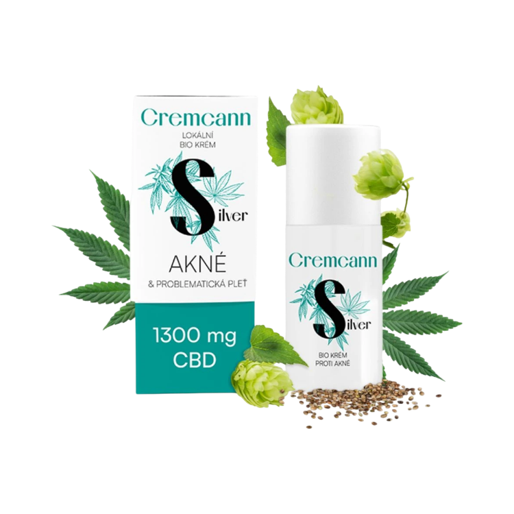 Obrázok z CREMCANN SILVER 1 300 mg lokálny bio krém na problematickú pokožku - 30 ml - Annabis