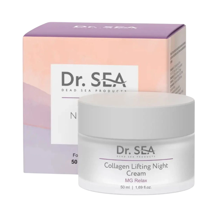 Obrázok z Kolagénový nočný krém s liftingovým efektom a vitamínom E - 50 ml - Dr. Sea
