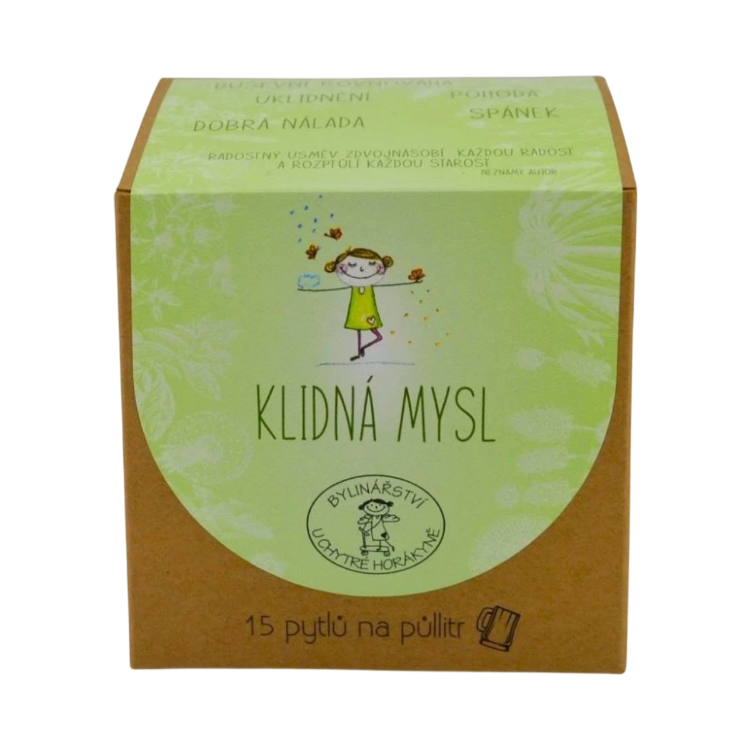 Obrázok z Porcovaný bylinný čaj "Pokojná myseľ"- 45g (15x3g) - Bylinářství U Chytré horákyně